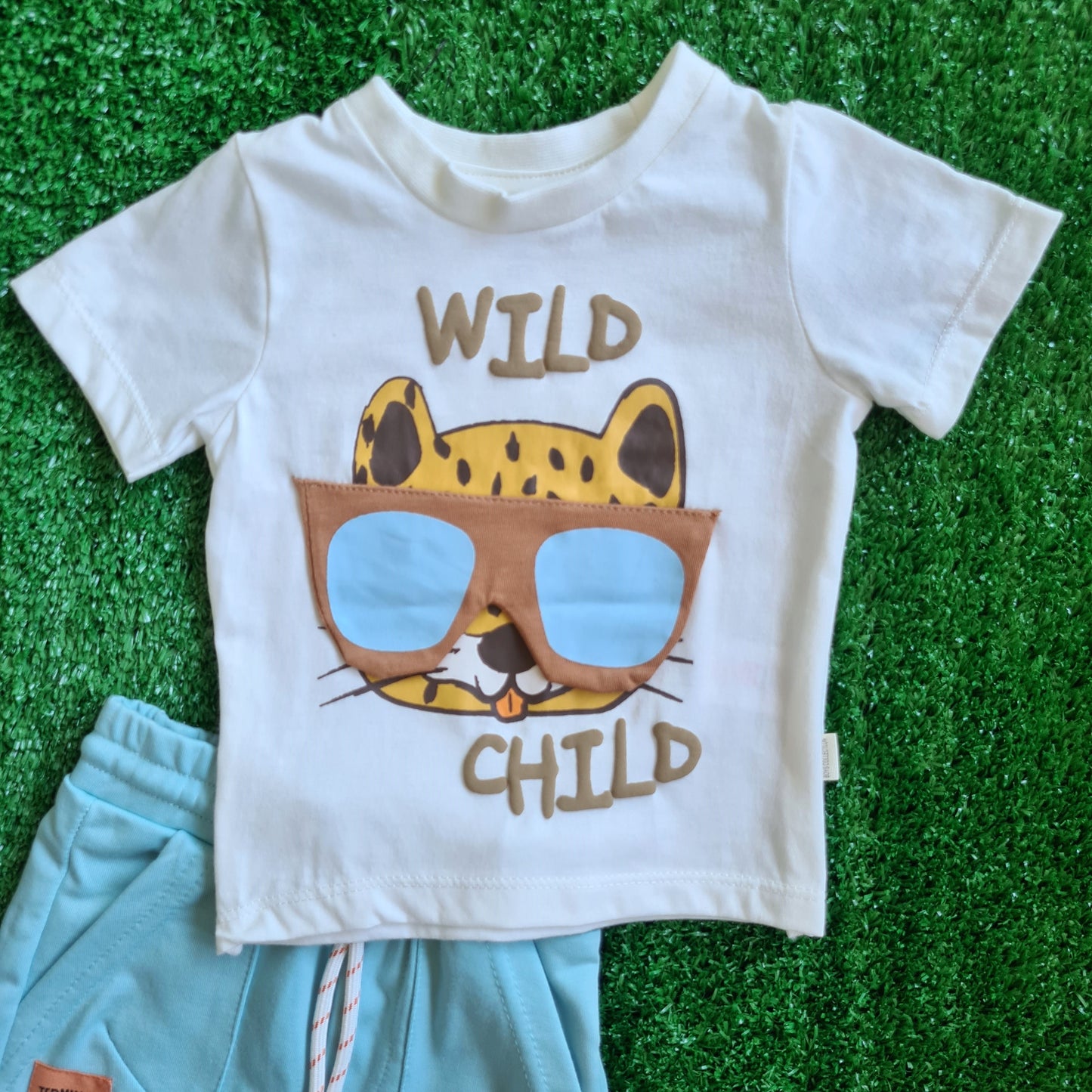 Conjunto 2 piezas 100% algodón para bebé niño - Modelito tigre