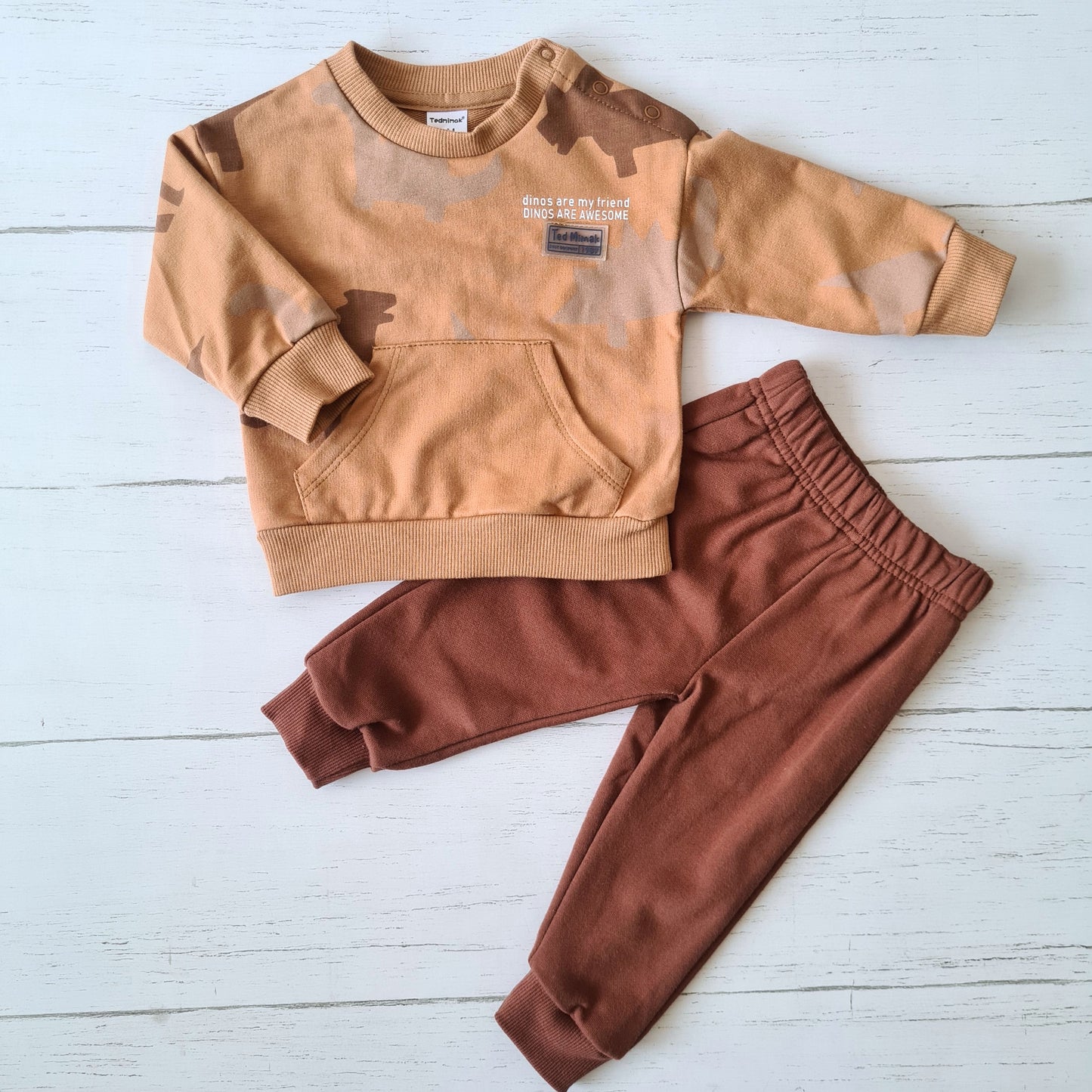Conjunto buzo fresco 2 piezas 100% algodón para bebé y niños - ¡Últimos disponibles!