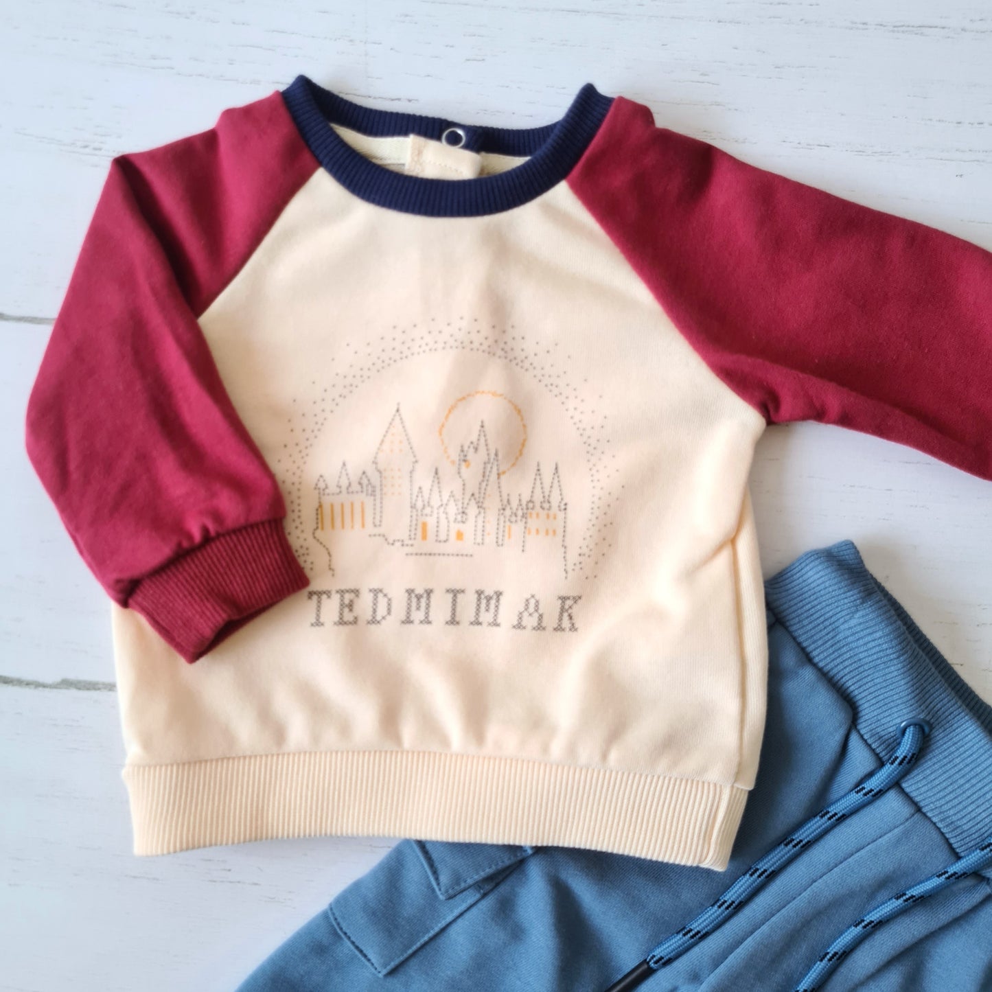 Conjunto buzo fresco 2 piezas 100% algodón para bebé y niños - ¡Últimos en stock!