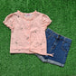 Conjunto 2 piezas algodón para niña - Modelito Ely