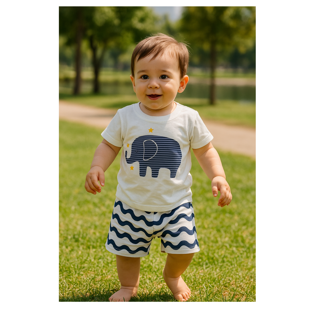 Conjunto 2 piezas algodón para bebé - ¡Últimos en stock!