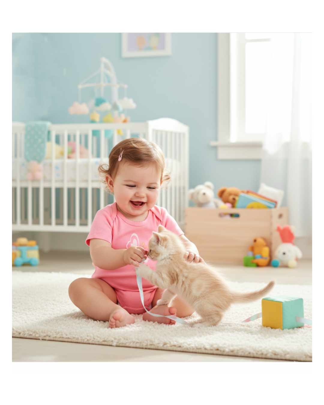 Set de 4 bodies manga corta 100% algodón para bebé - ¡Últimos disponibles!