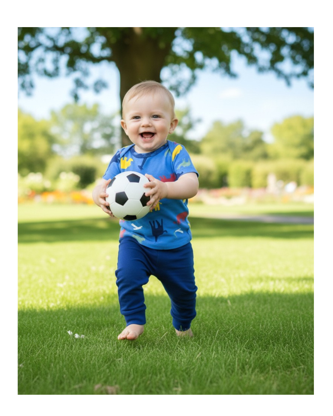 Set 3 piezas 100% algodón para bebé dino - ¡Último en stock!