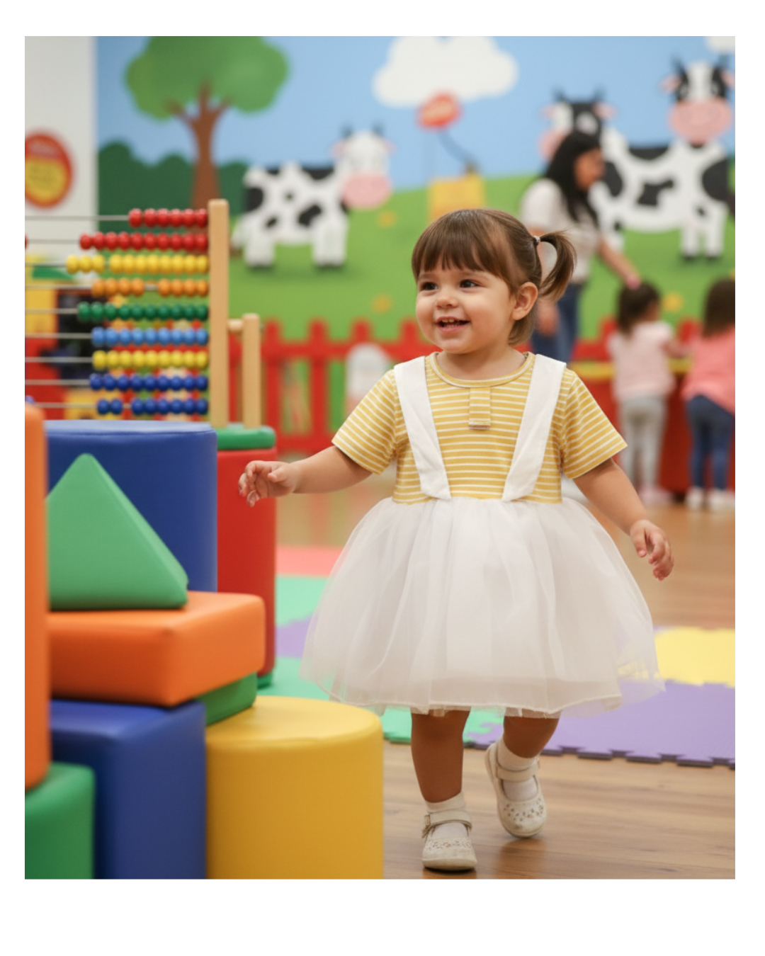 Vestido 100% algodón para bebé niña - ¡Último en stock!