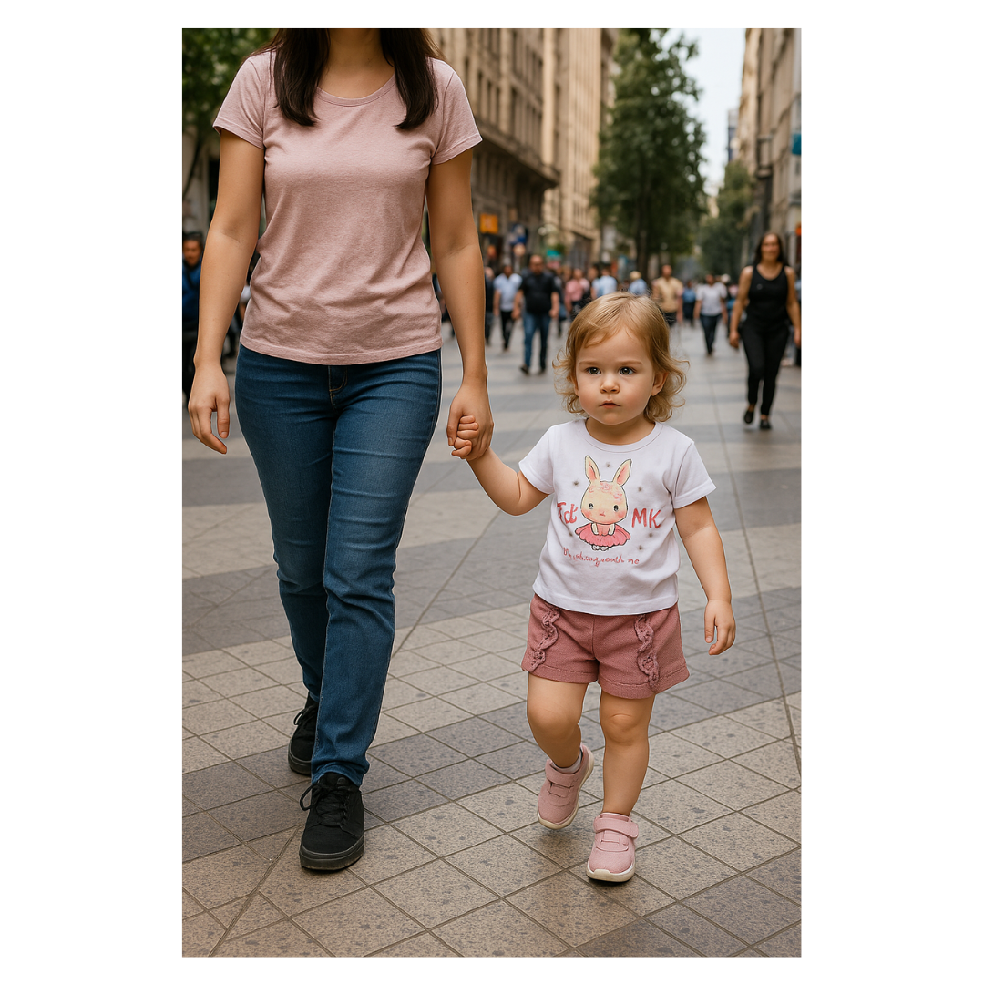 Conjunto 2 piezas 100% algodón para bebé y niñas - ¡Últimos disponibles!