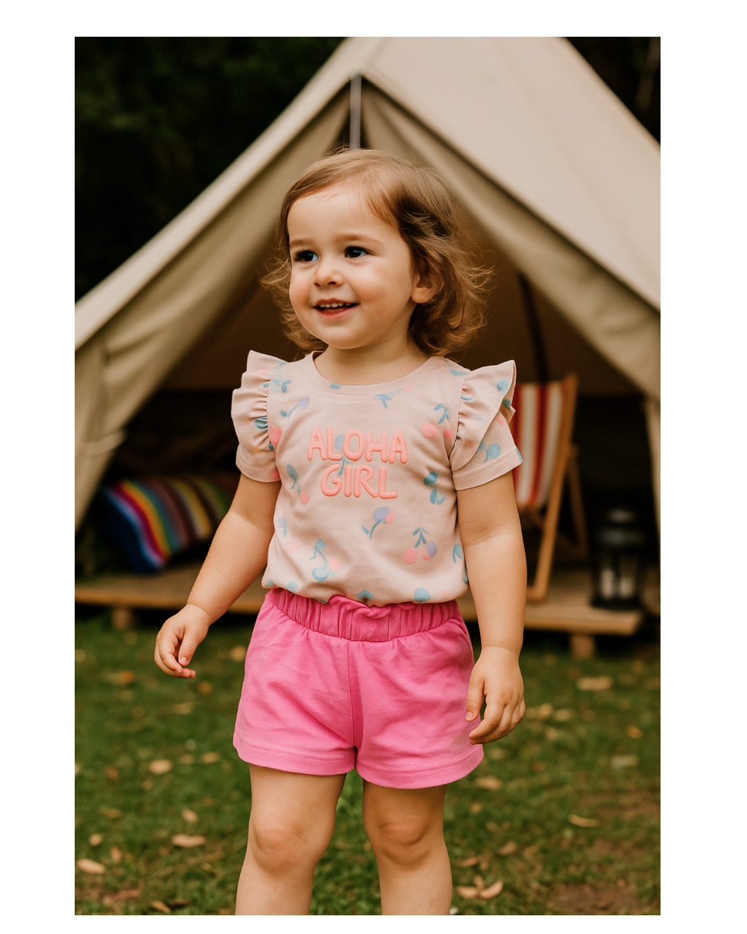 Conjunto 2 piezas 100% algodón para bebé nena - ¡Último en stock!