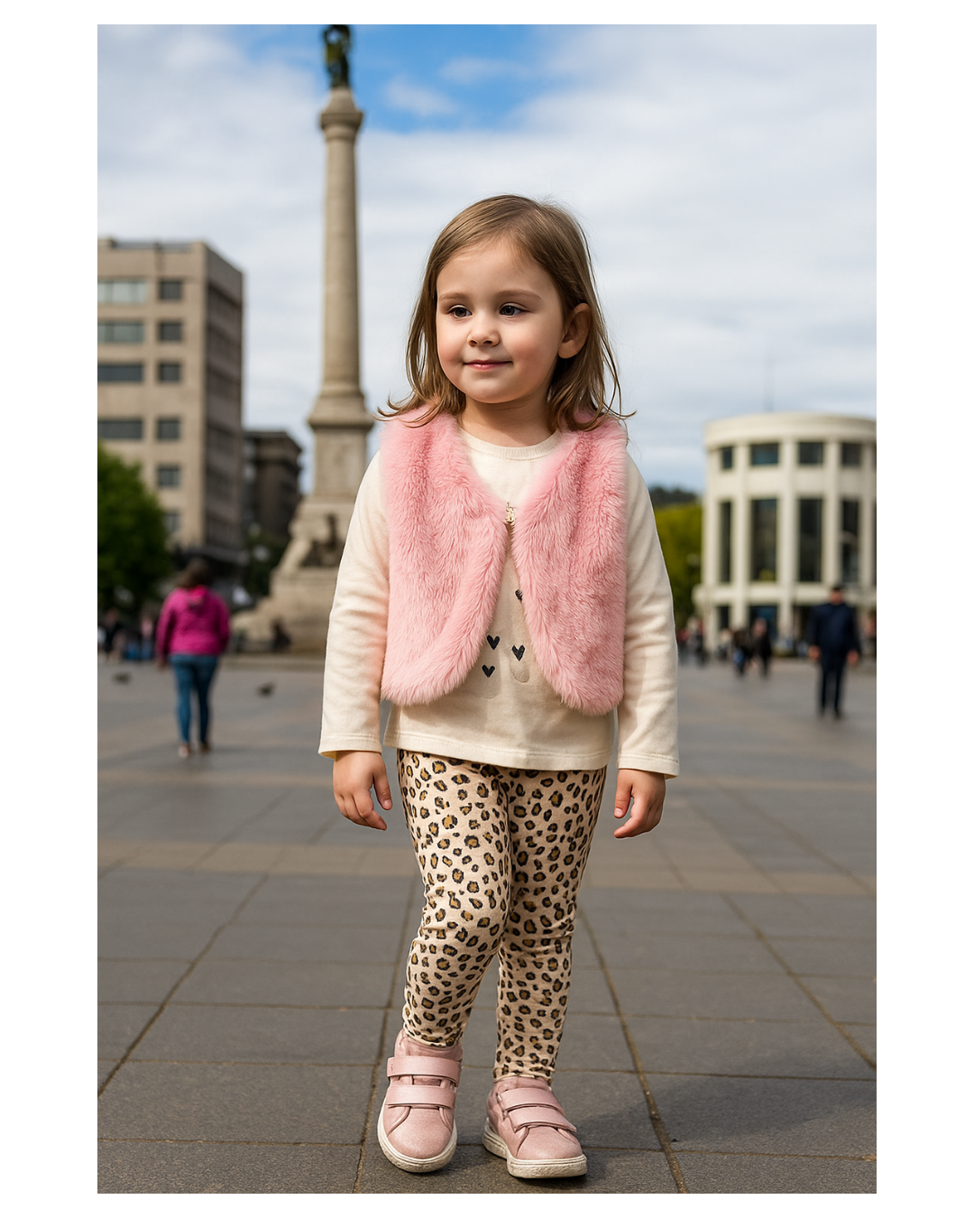 Conjunto 2 piezas 100% algodón abrigado para niña -  ¡Últimos unidades disponibles!