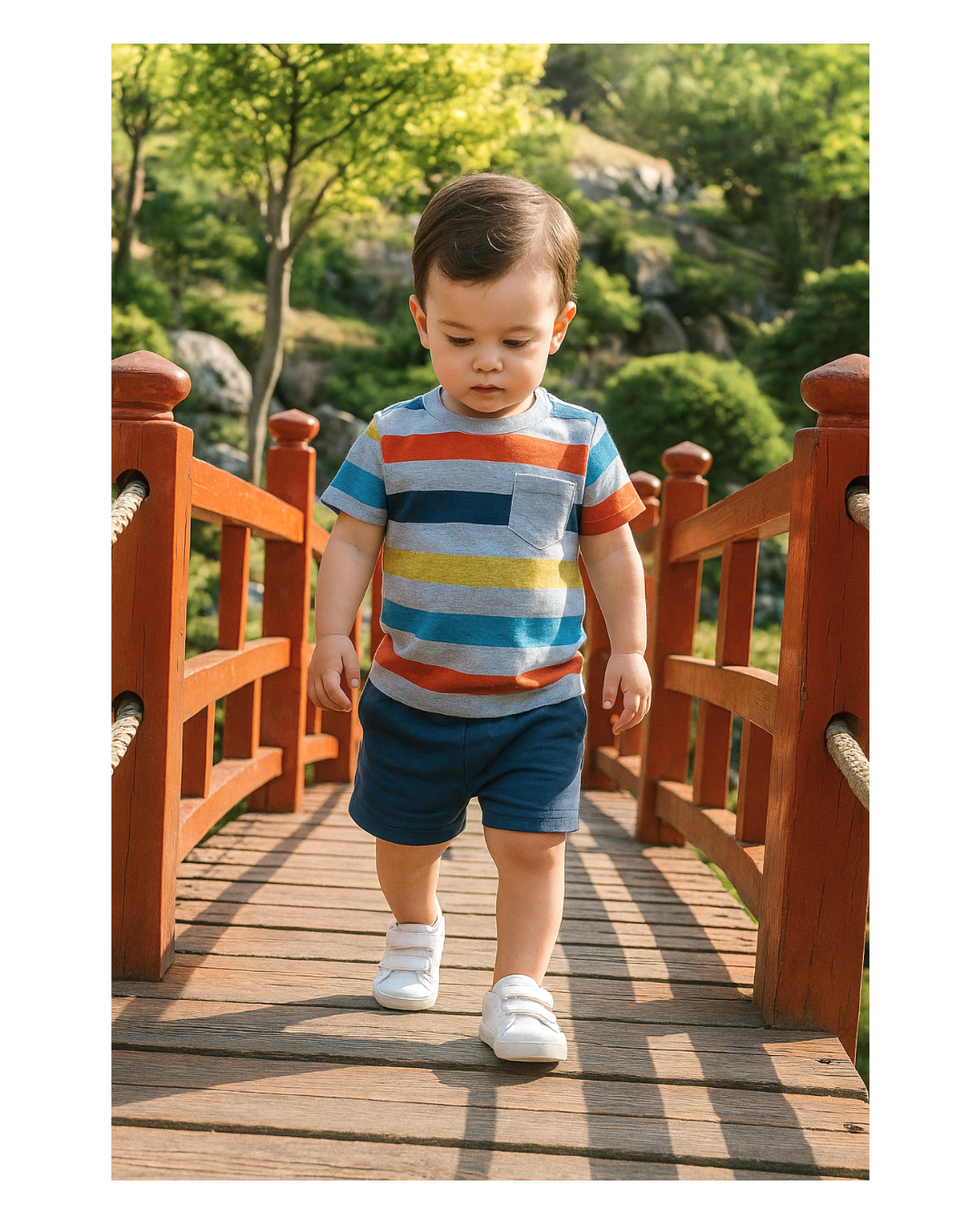 Conjunto 3 piezas 100% algodón para bebé niño - ¡Últimos en stock!