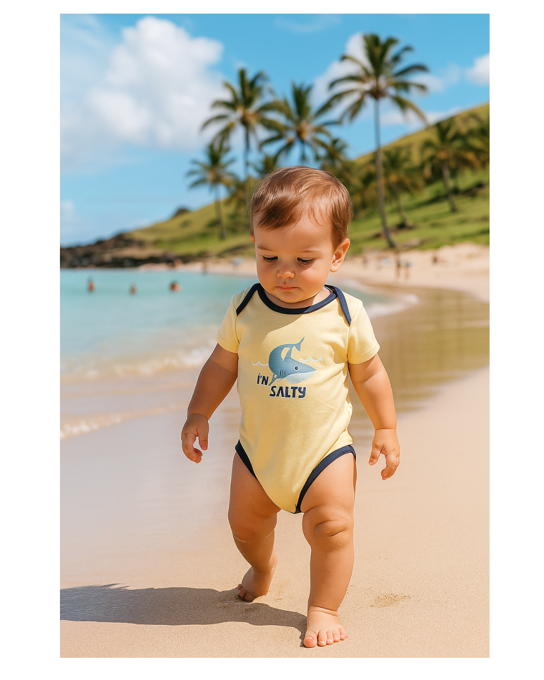 Set de 4 bodies manga corta 100% algodón para bebé - ¡Últimas unidades disponibles!