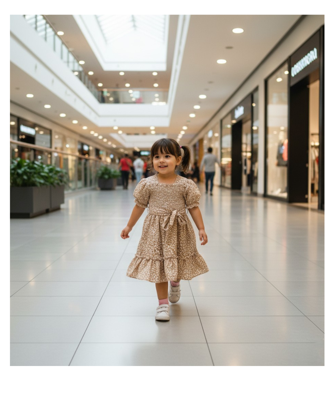 Vestido para niña color café - ¡Últimos disponibles en stock!