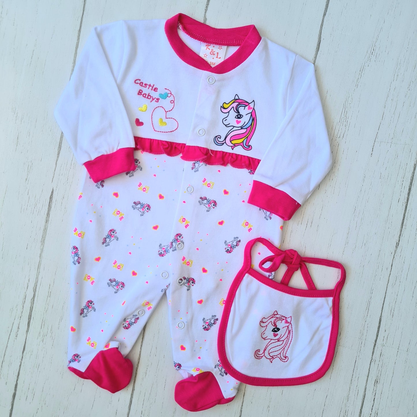 Enterito 100% algodón para bebé - ¡Últimos disponibles!