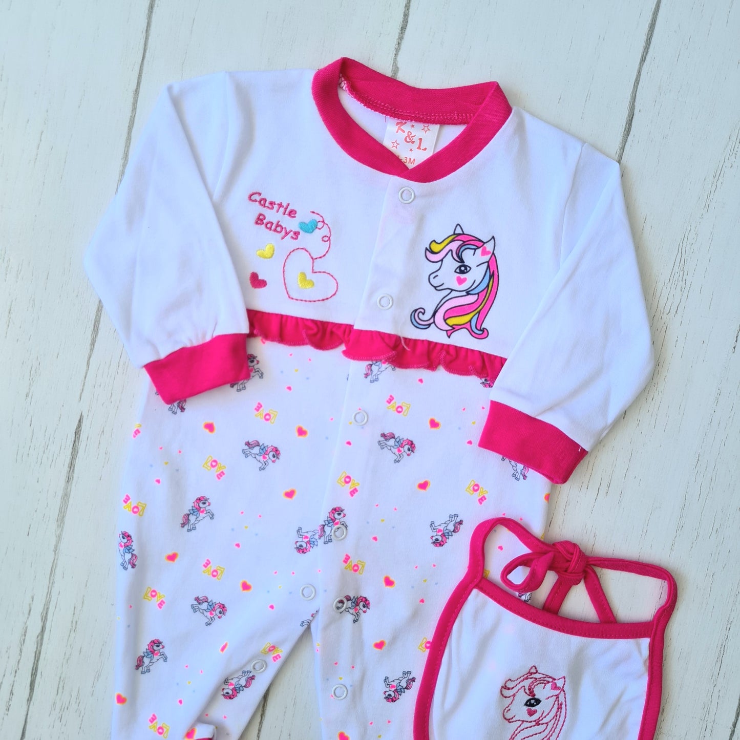 Enterito 100% algodón para bebé - ¡Últimos disponibles!