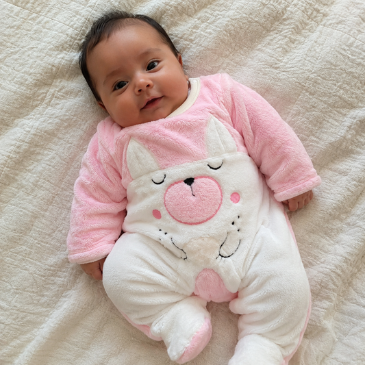 🐼 Enterito abrigado bebé niña