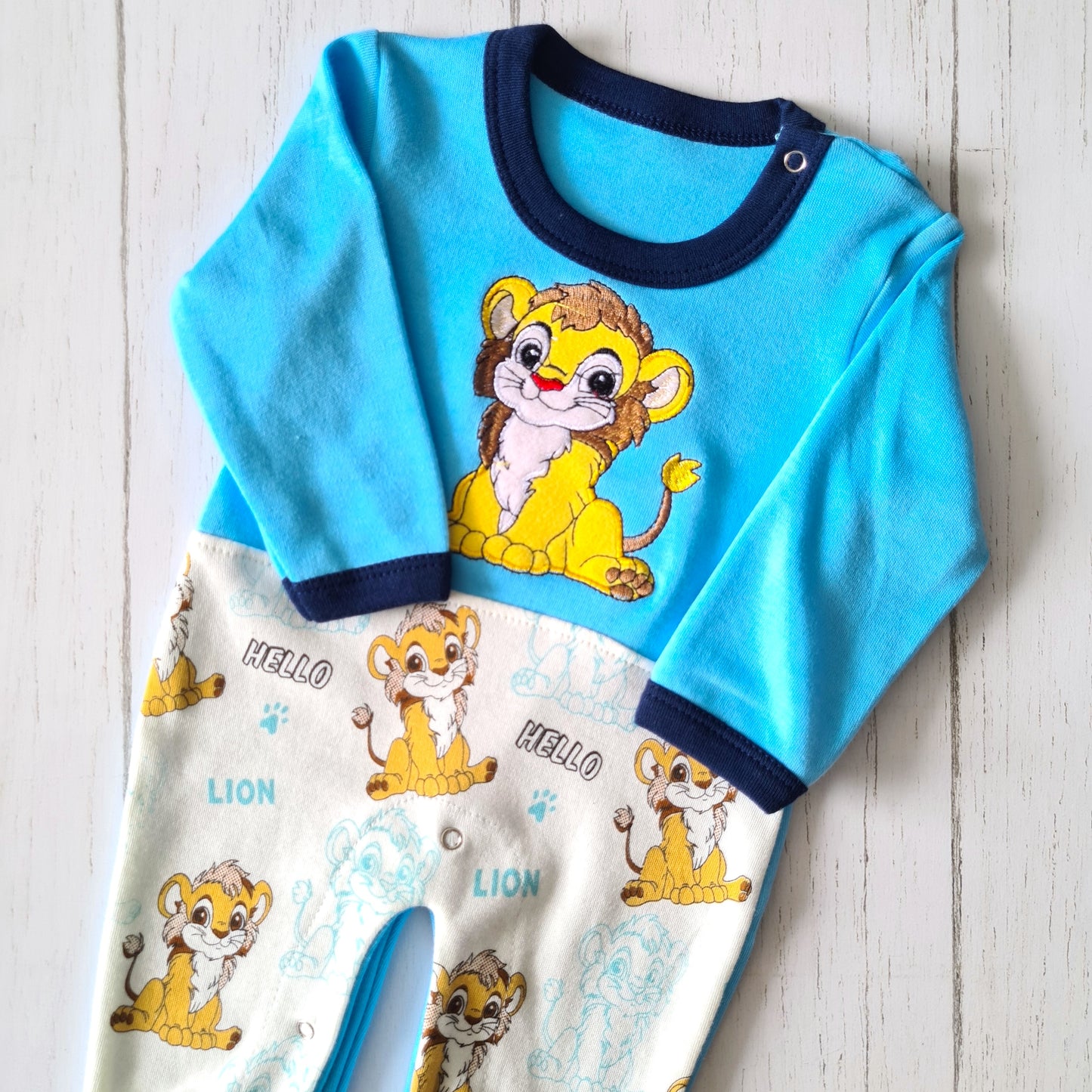 🐼 Enterito algodón bebé niño