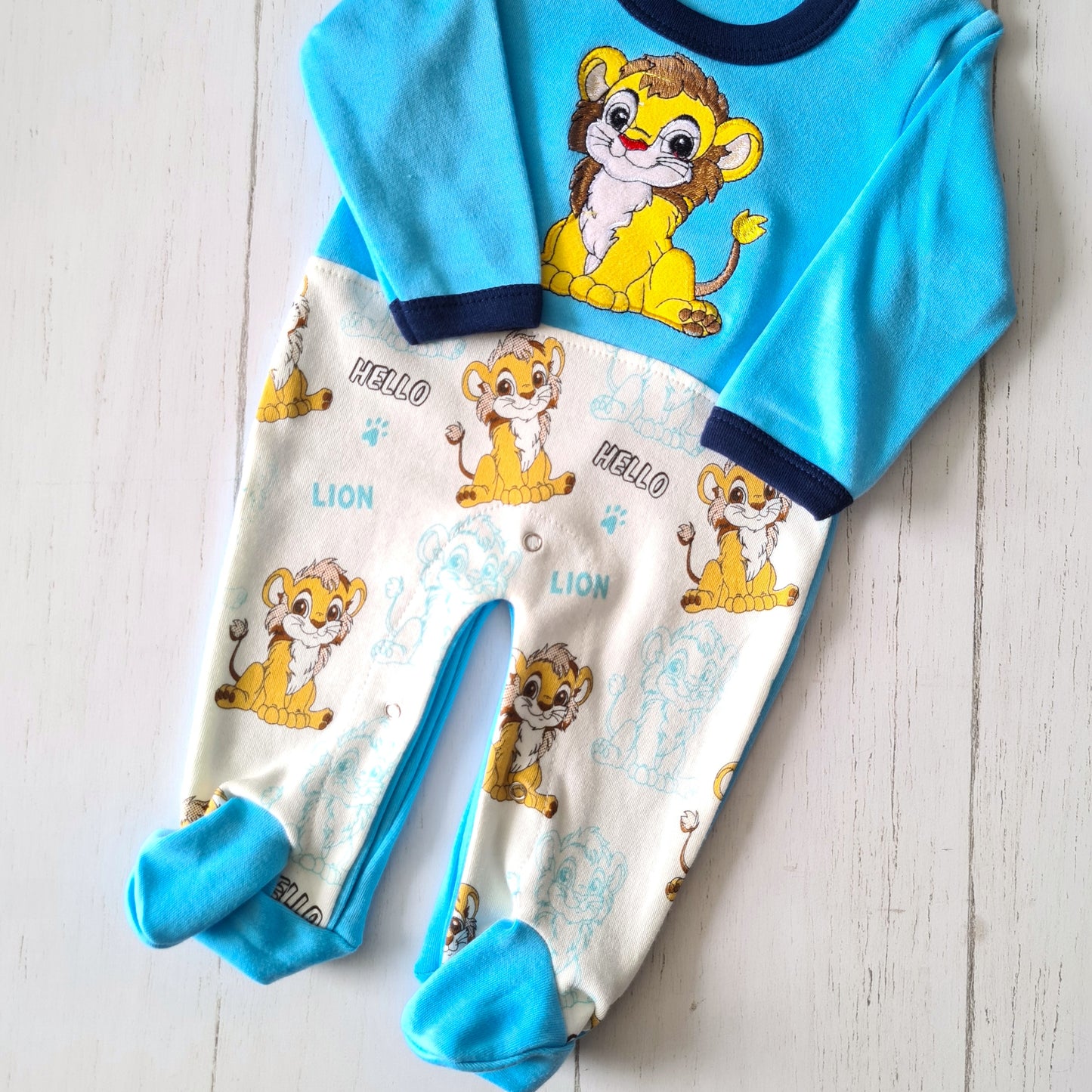 🐼 Enterito algodón bebé niño