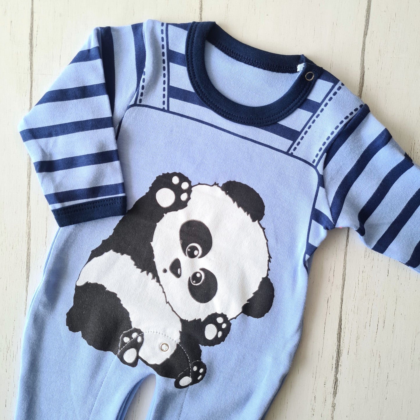 🐼 Enterito algodón bebé niño