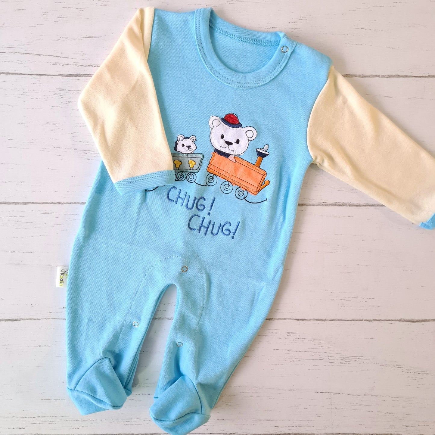 🐼 Enterito algodón bebé niño
