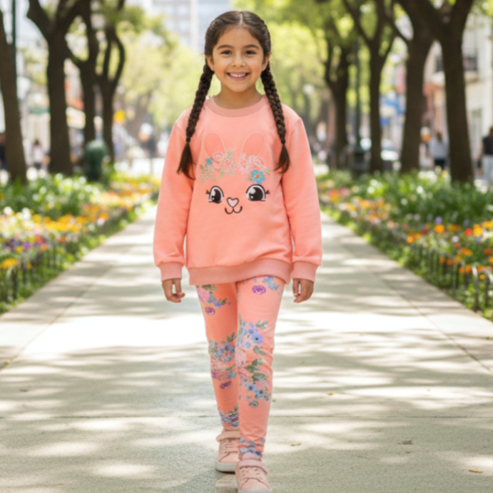 🐼 Conjunto algodón niña