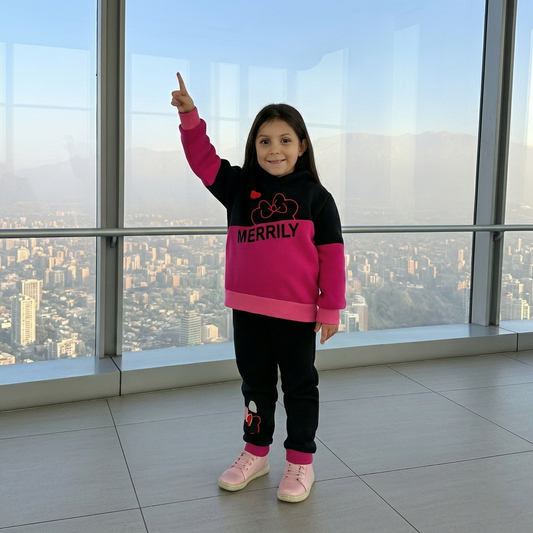 🐼 Conjunto abrigado niña