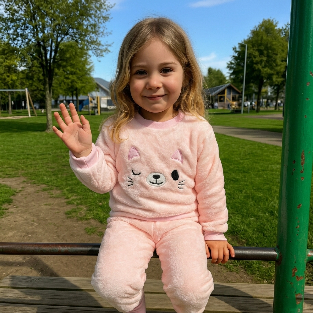 🐼 Conjunto abrigado niña