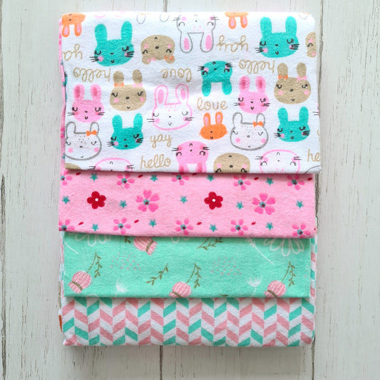 🧺 Pack 4 tutos 100% algodón para bebé