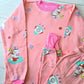 🐼 Pijama Algodón rosada con estampados