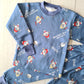 🐼 Pijama algodón azul con estampados