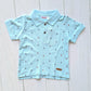 Polo algodón para niño - Color celeste