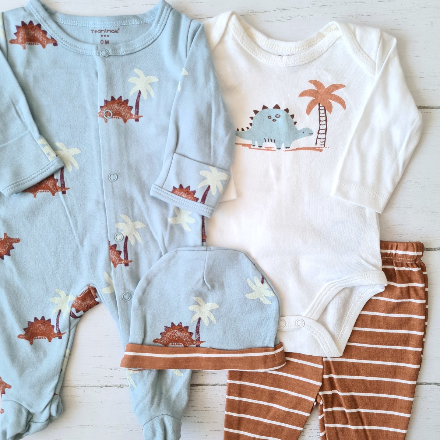 Sets de 4 piezas 100% algodón para bebé - ¡Últimas unidades disponibles!
