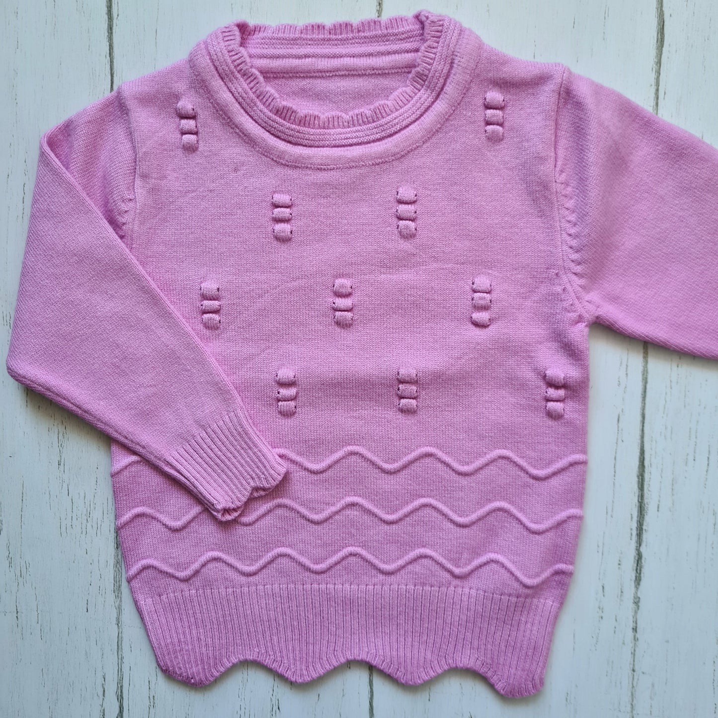 Sweater de algodón lila