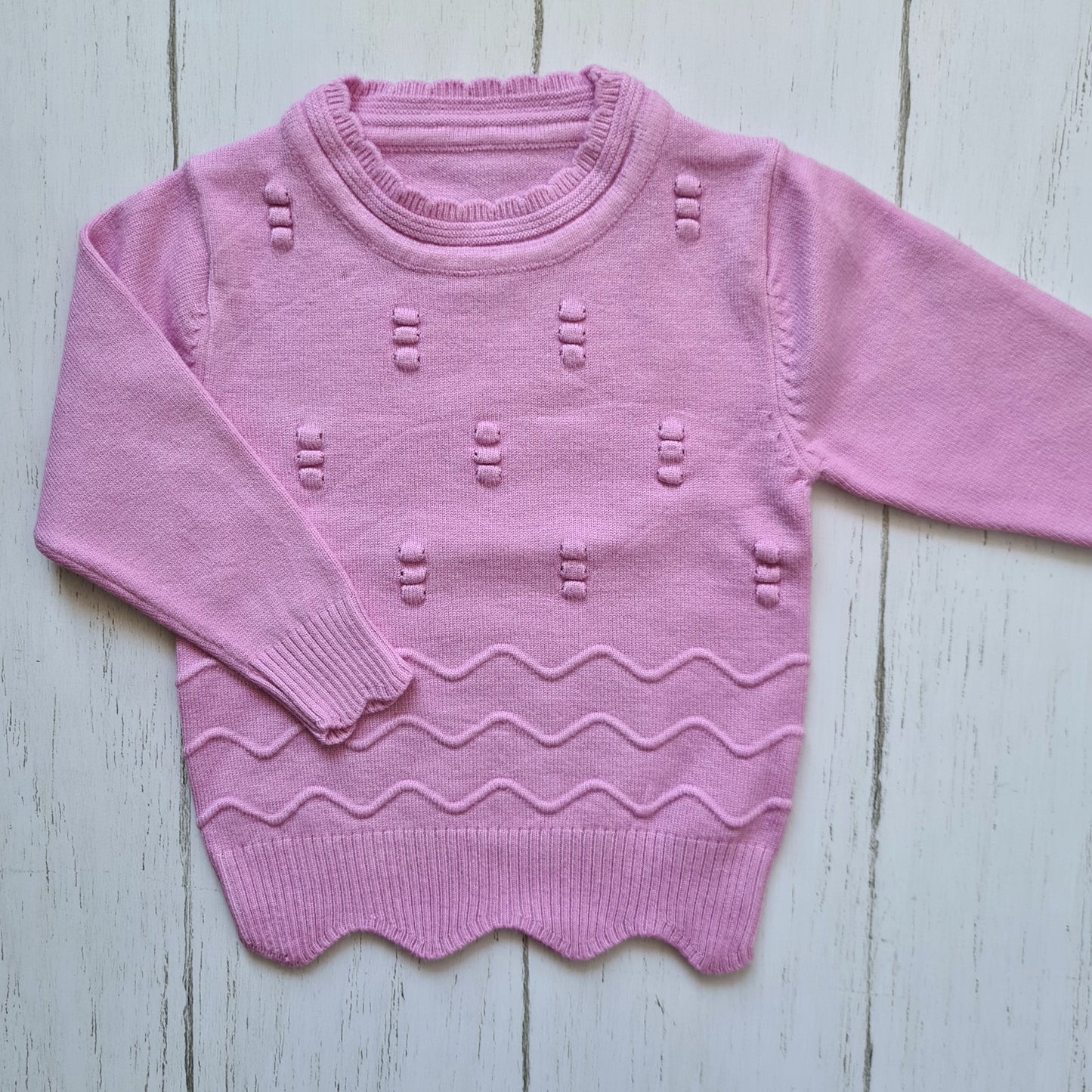 Sweater de algodón lila