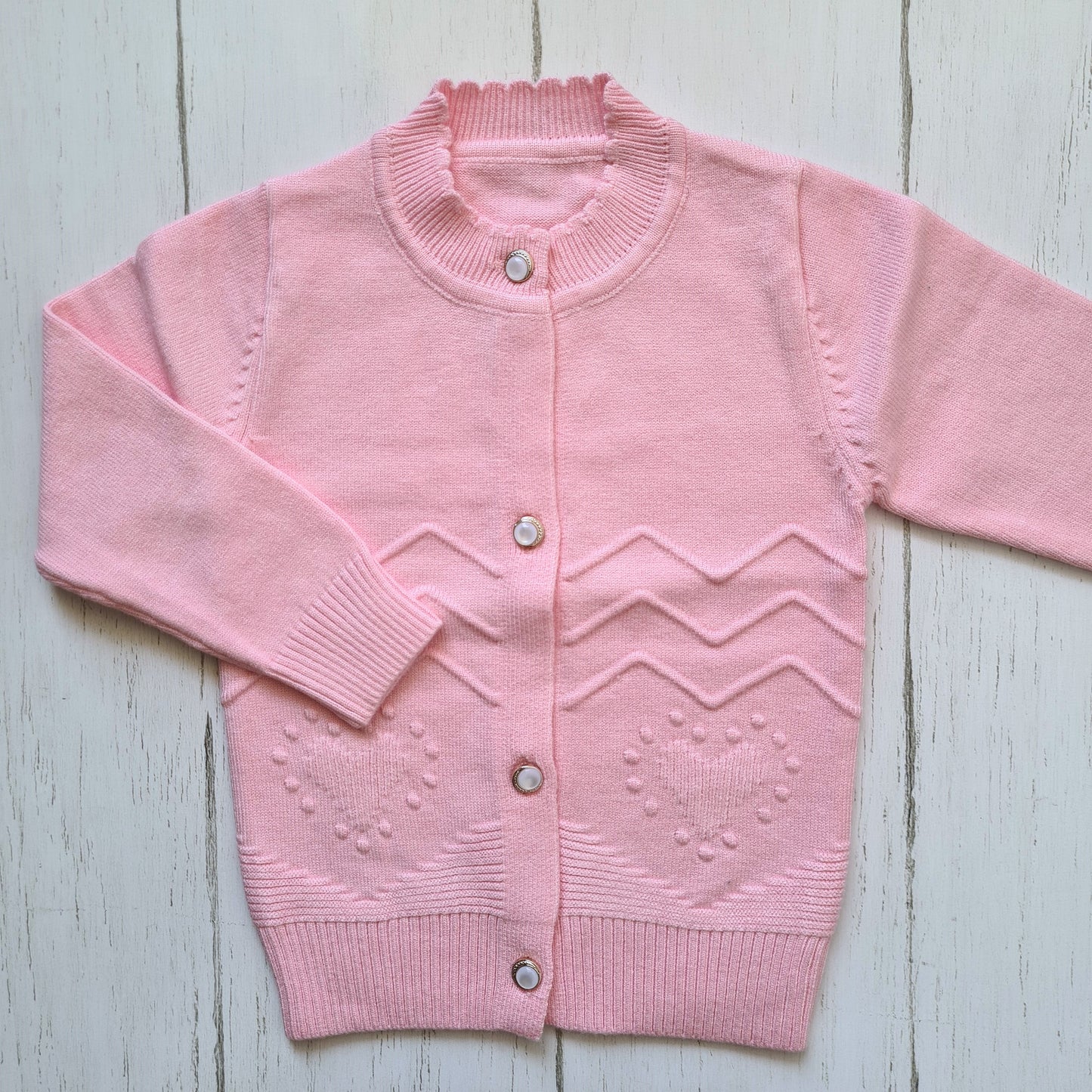Sweater de algodón rosado