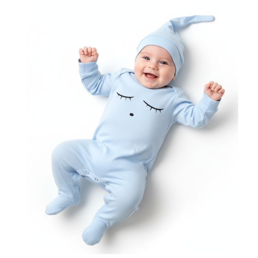 🐼 Enterito algodón bebé niño