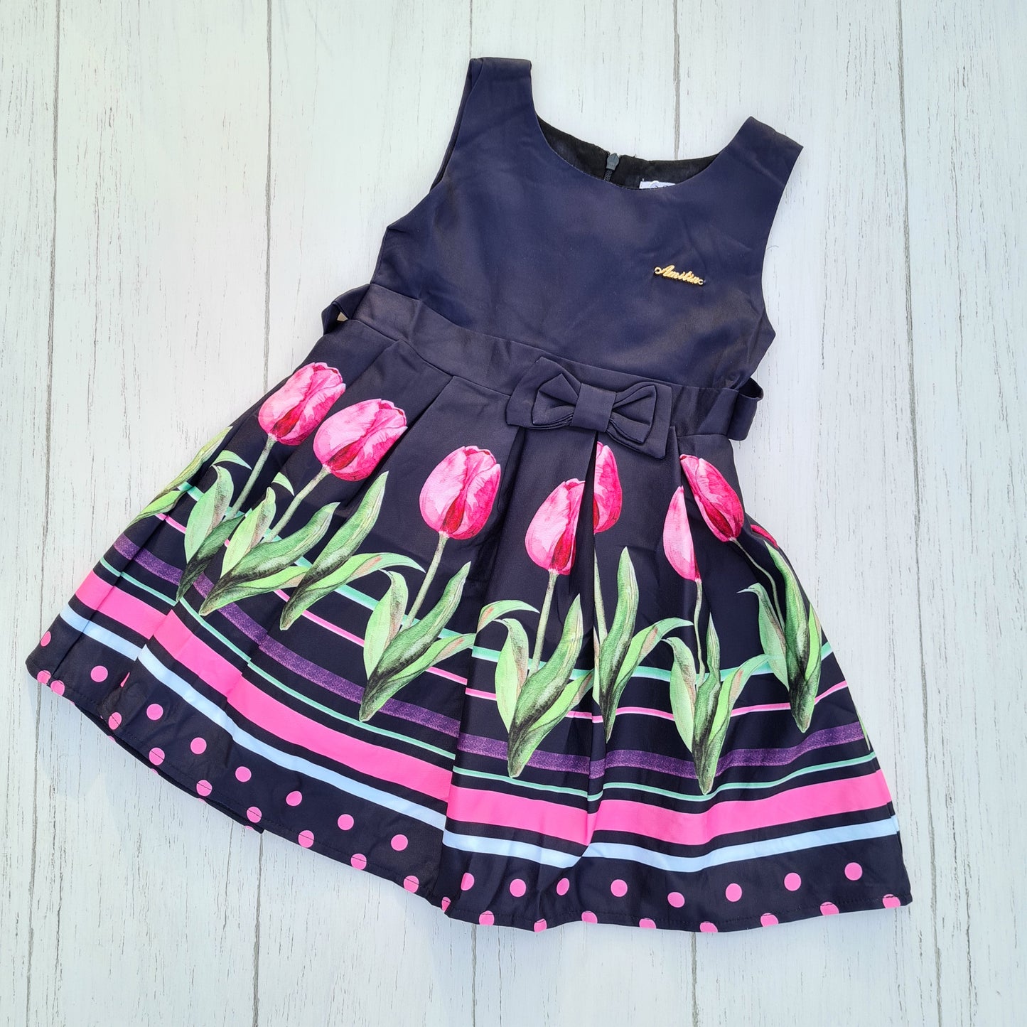 Vestido azul niña
