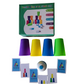 Juego vasos de colores