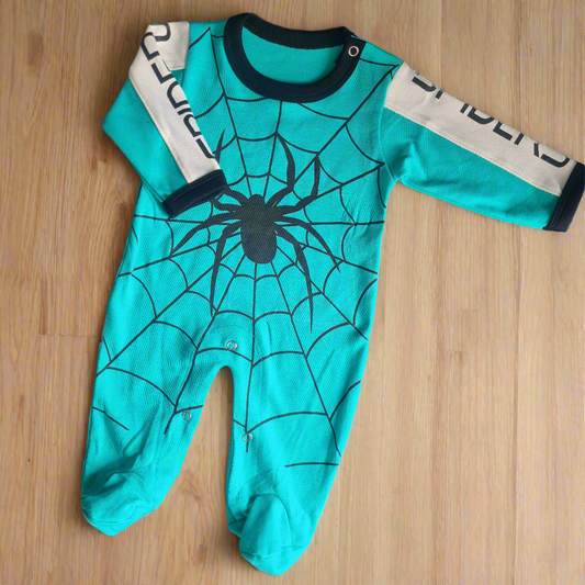 Enterito 100% algodón para bebé - Modelito spider
