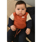 Conjunto 2 piezas 100% algodón abrigado para bebé niño - Modelito de tonos cafés