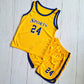 Conjunto 2 piezas 100% algodón para bebe - Diseño básquetbol