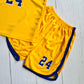 Conjunto 2 piezas 100% algodón para bebe - Diseño básquetbol
