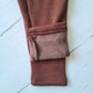 Conjunto 3 piezas 100% algodón abrigado para niña - Modelito tonalidades café