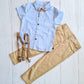 Conjunto 3 piezas para niño - Modelito con tirantes