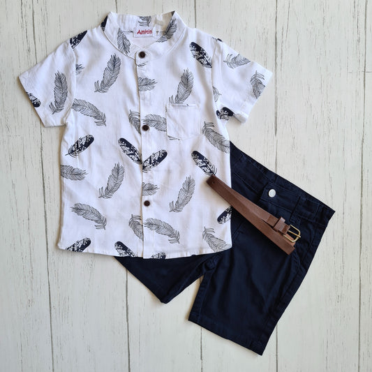 Conjunto 3 piezas para niño - Modelito con cinturón