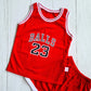 Conjuntos 2 piezas para niño - Modelito basquetbol rojo