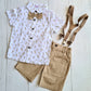 Conjunto 3 piezas para niño - Modelito con tirantes