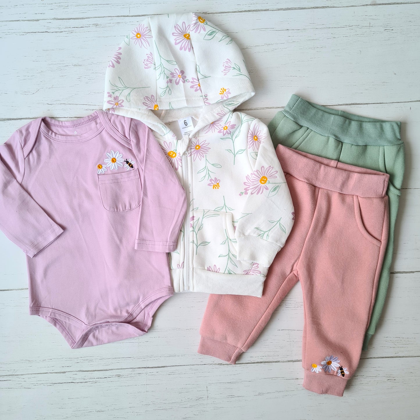 🐼 Conjunto abrigado bebé niña