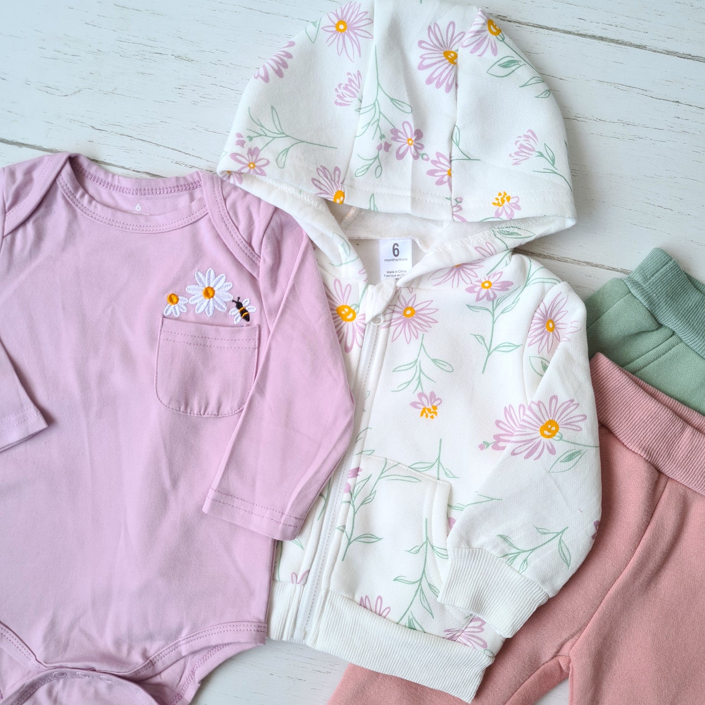 🐼 Conjunto abrigado bebé niña
