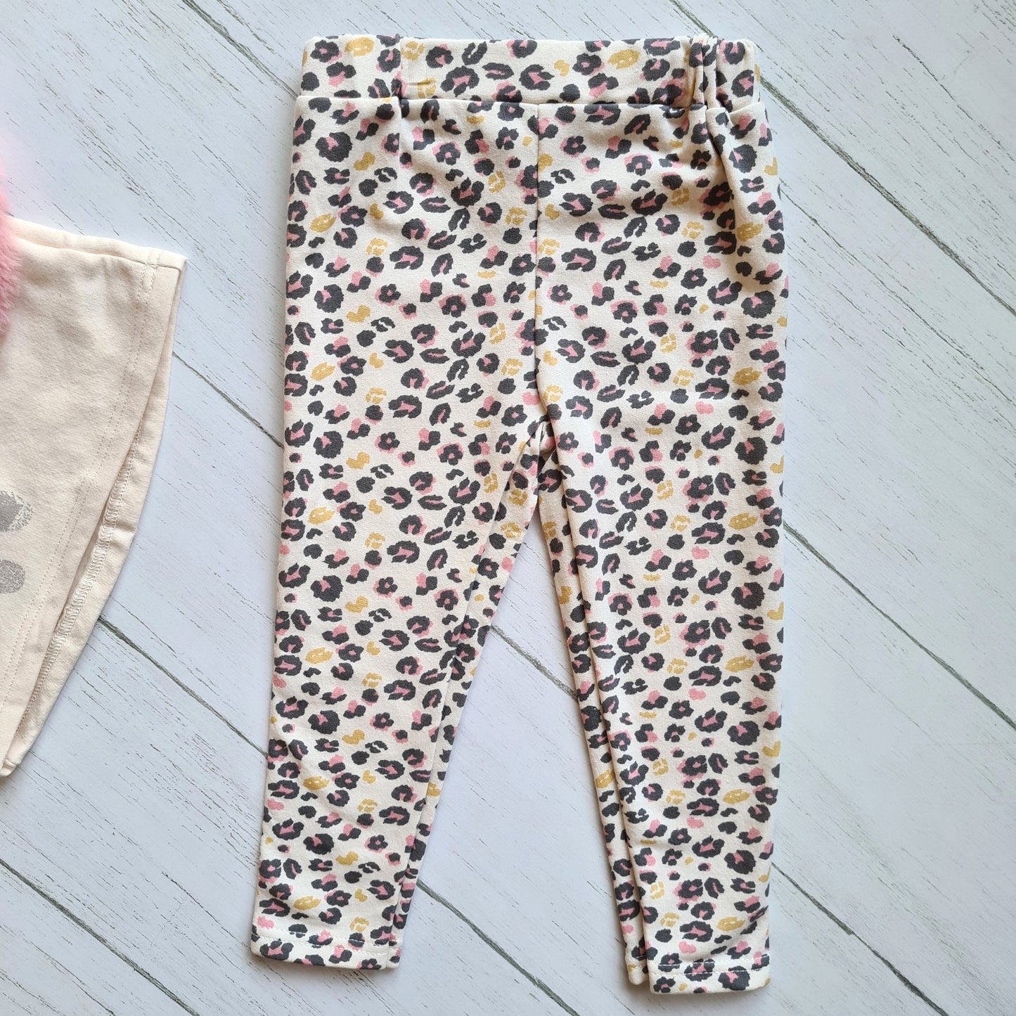Conjunto 2 piezas 100% algodón abrigado para niña - Diseño tigrita