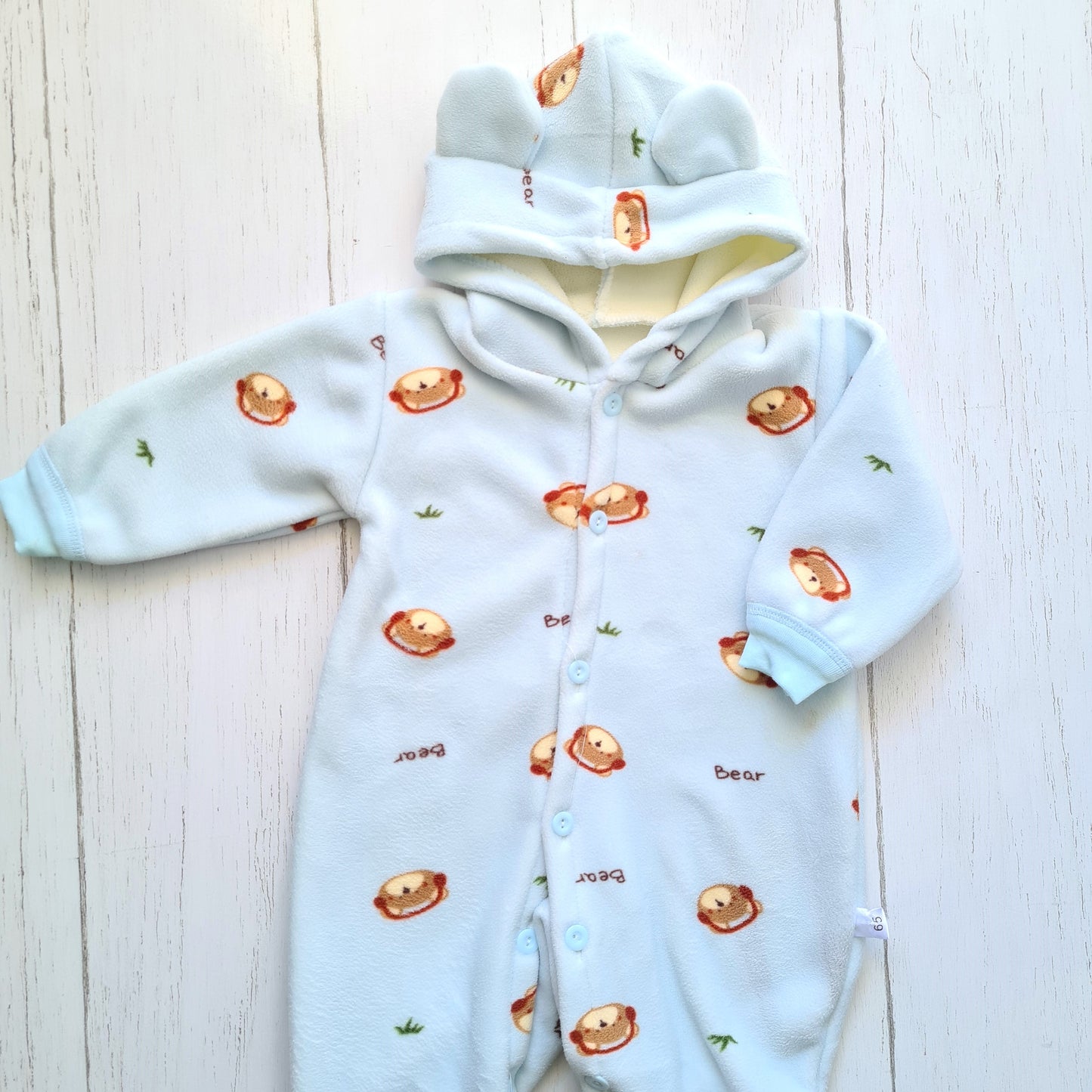 Enterito plush abrigado para bebe - ¡Últimas prendas!