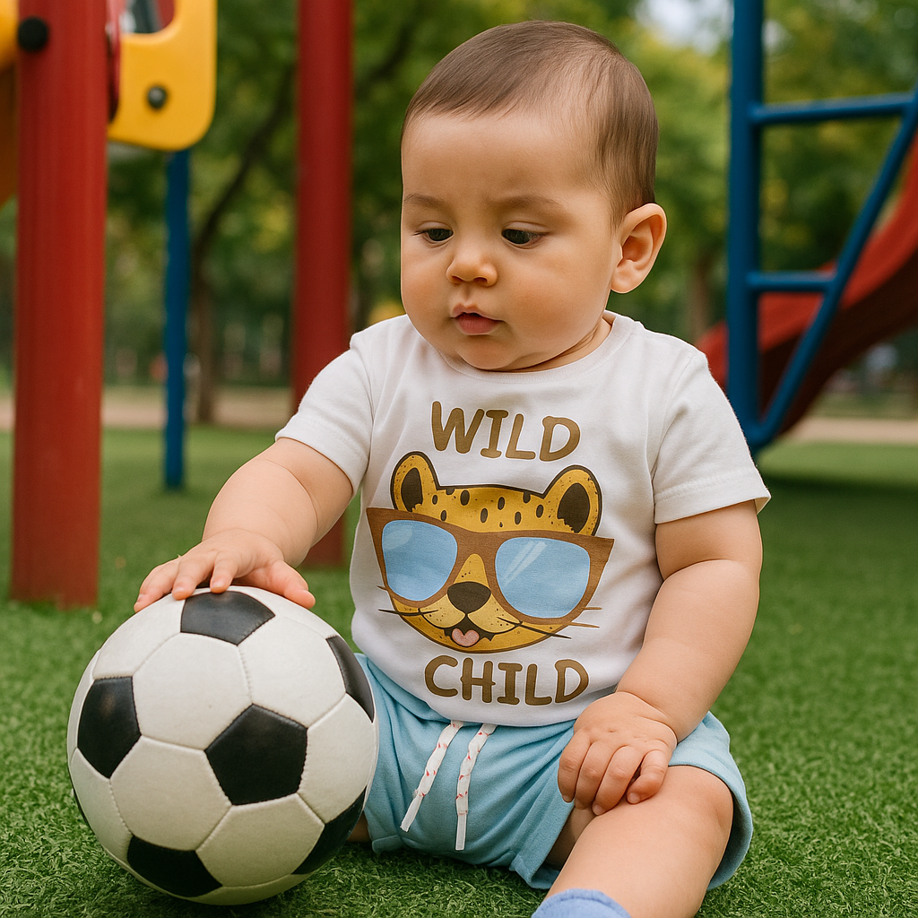 Conjunto 2 piezas 100% algodón para bebé niño - ¡Temporada primavera!