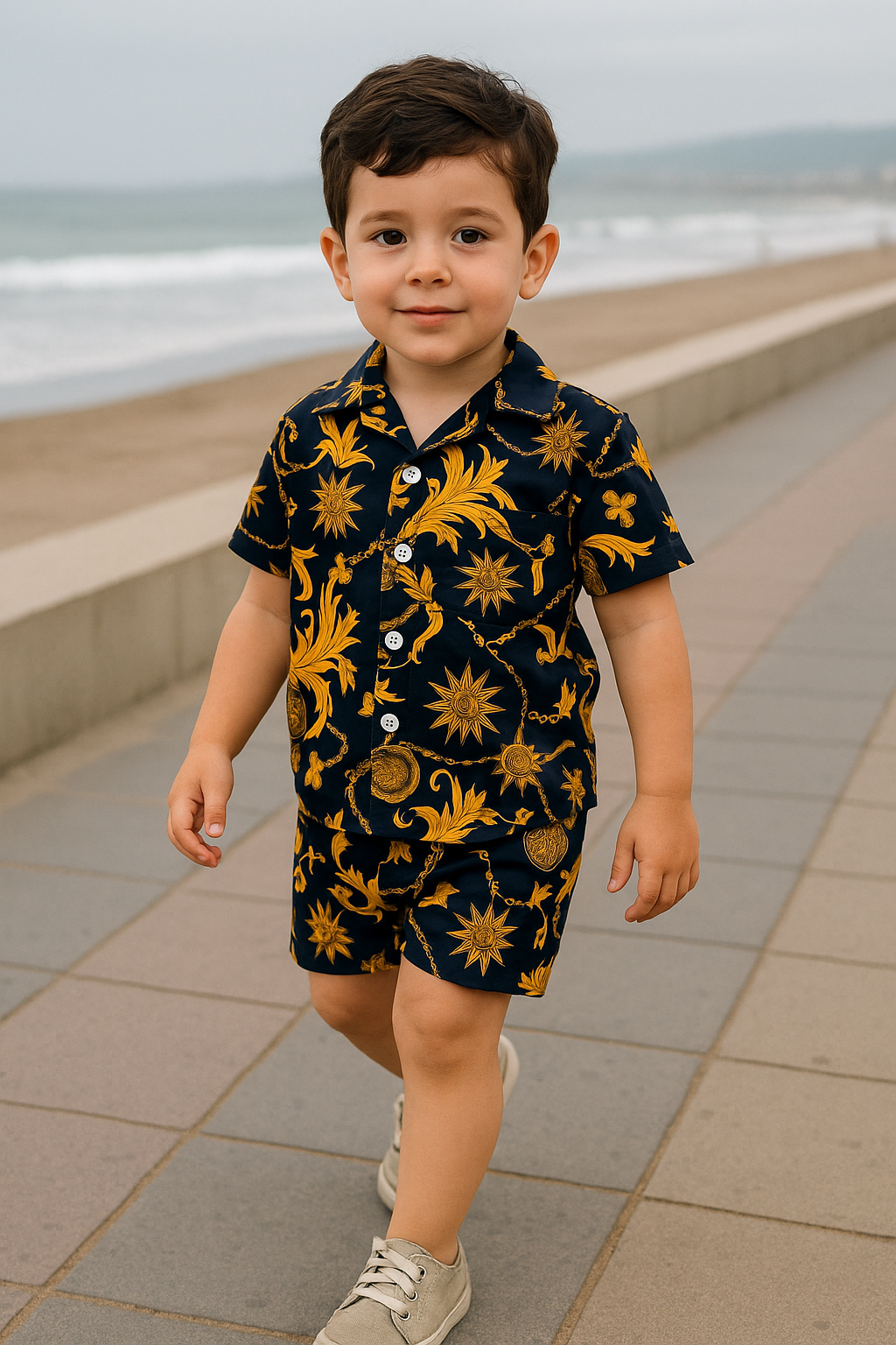 Conjunto camisa short niño - ¡Último disponible!